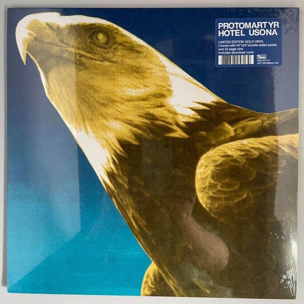 Protomartyr – Hotel Usona – Gold Vinyl Record + Zine and Free Sticker 2026